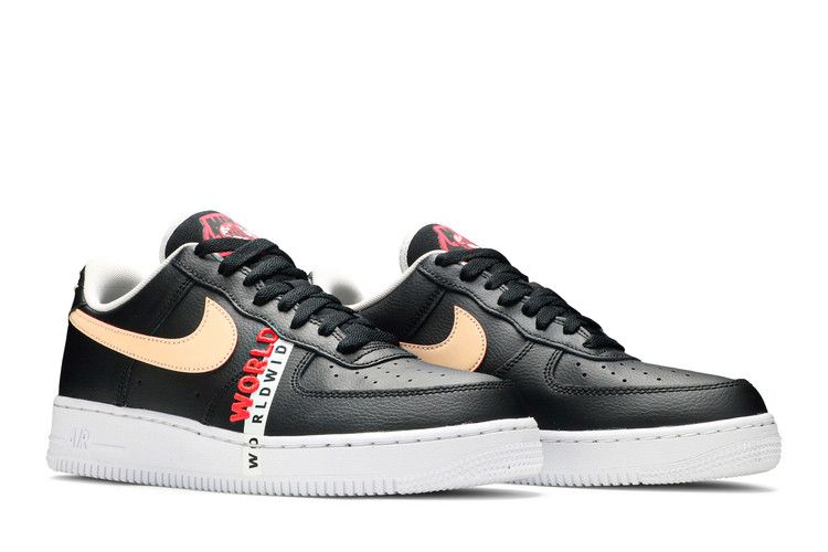Nike Air Force 1 Low '07 LV8 Worldwide Pack Black Flash Crimson
