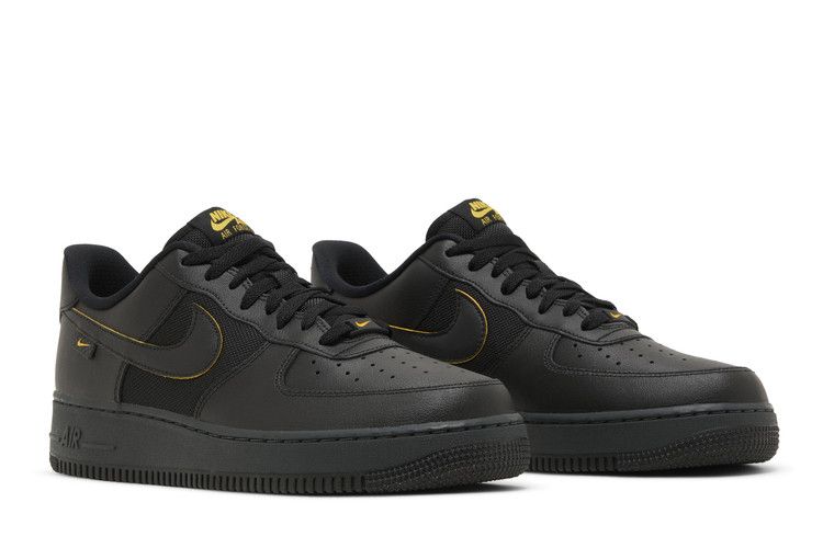 Nike Air Force 1 Low '07 Ballistic Mesh Black University Gold
