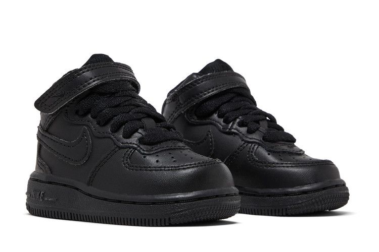 Nike Air Force 1 Mid Black Black (TD)