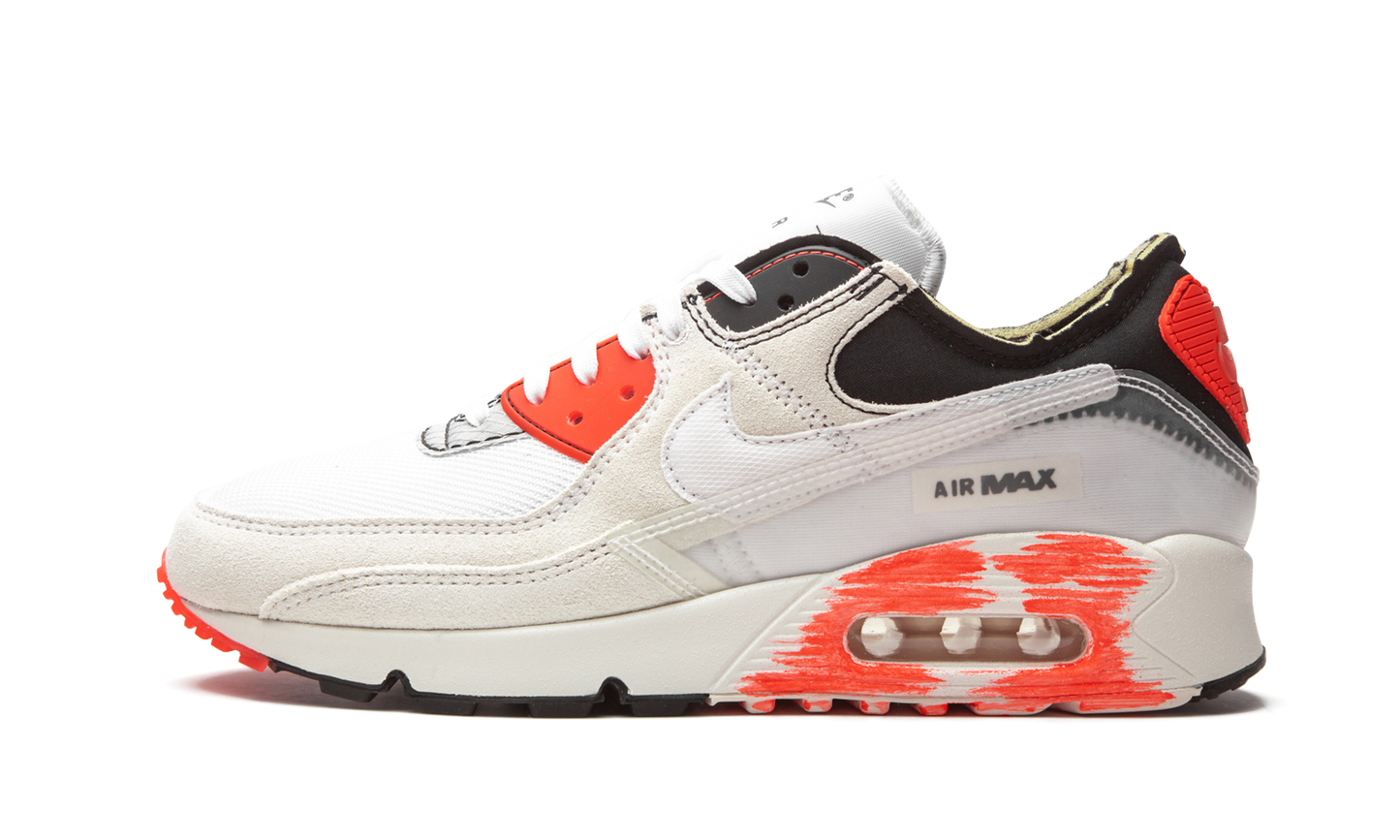 Air Max 90 "Archetype - Bright Crimson"