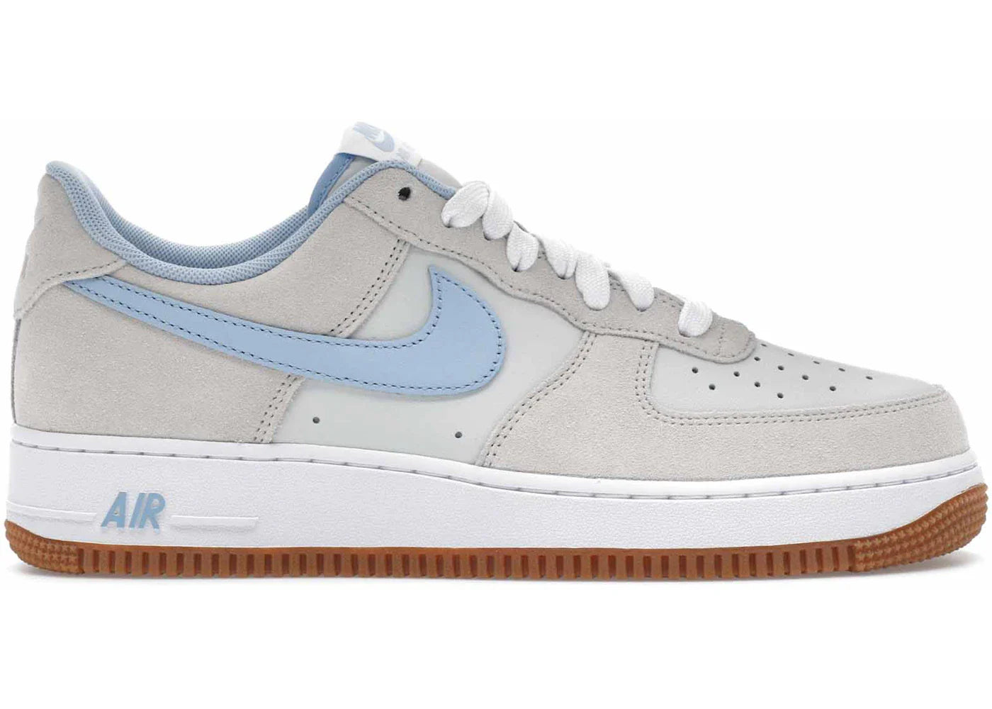 Nike Air Force 1 Low '07 LV8 Photon Dust White Gum Medium Brown Psychic Blue