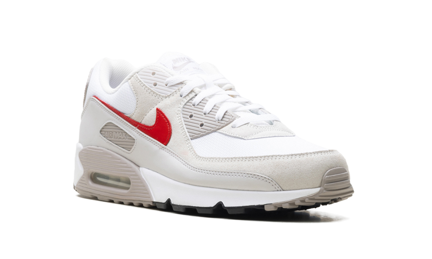 Air Max 90 "White College Grey Vast Grey University Red"