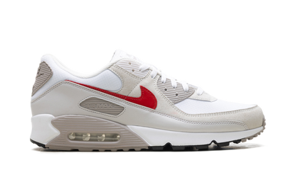 Air Max 90 "White College Grey Vast Grey University Red"