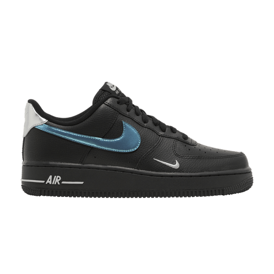 Nike Air Force 1 '07 Low Black Blue Lightning
