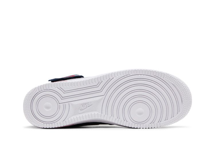 Nike Air Force 1 '07 Mid Obsidian University Red White Wolf Grey (Women's)