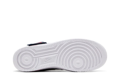 Nike Air Force 1 '07 Mid Obsidian University Red White Wolf Grey (Women's)