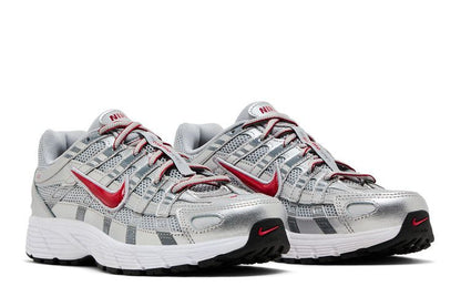 Nike P-6000 Metalic Silver Cool Red (GS)
