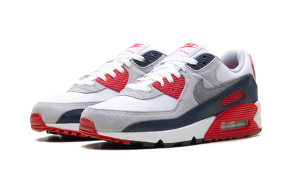 AIR MAX 90 "White/Cool Grey-university Red"