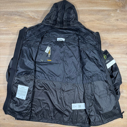 Stone Island Ripstop Light HT Nylon Jacket in Lead Grey