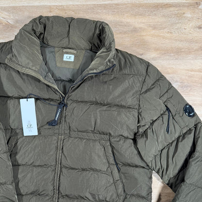 CP Company Chrome-R Down Lens Jacket in Ivy Green