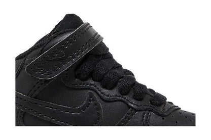 Nike Air Force 1 Mid Black Black  (TD)