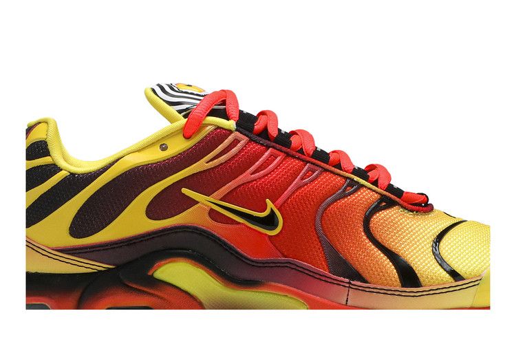 Nike Air Max Plus Fade Chrome Yellow Bright Crimson (GS)