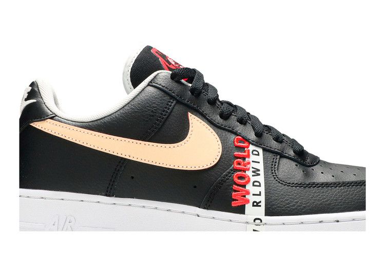 Nike Air Force 1 Low '07 LV8 Worldwide Pack Black Flash Crimson