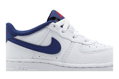 Nike Air Force 1 Low White Deep Royal Blue University Red (TD)