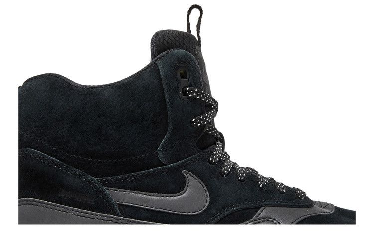 Nike Air Max 1 Mid Sneakerboot Black/Black-Gum Medium Brown (Women's)