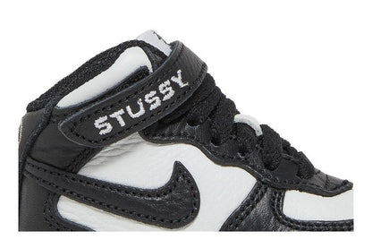 Nike Air Force 1 Mid Stussy Light Bone Black (TD)