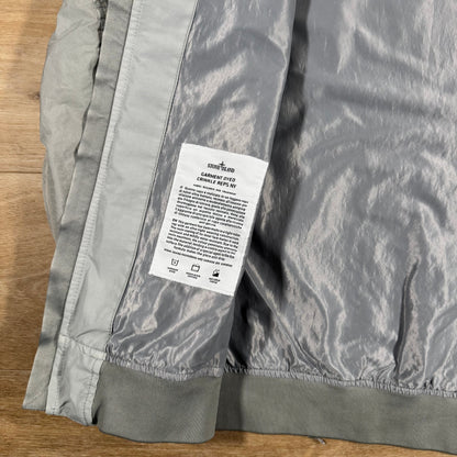 Stone Island Crinkle Reps R-NY Bomber Jacket in Pearl Grey