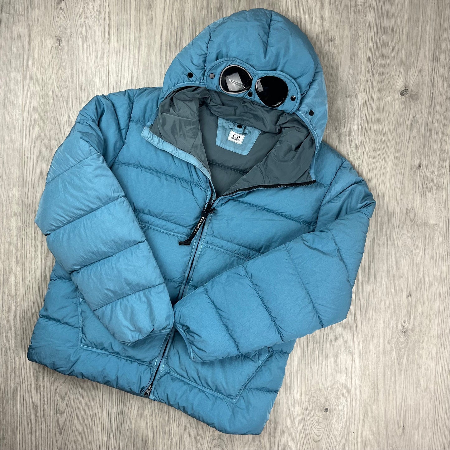 CP Company Chrome Goggle Jacket - Aegean Blue