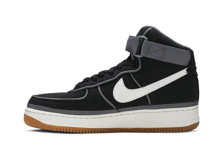 Nike Air Force 1 High '07 LV8 Black Sail Team Orange