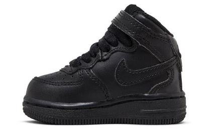 Nike Air Force 1 Mid Black Black  (TD)