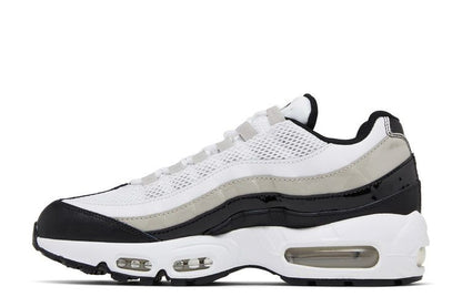 Nike Air Max 95 White Light Iron Ore Black Patent (Women's)