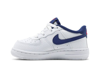 Nike Air Force 1 Low White Deep Royal Blue University Red (TD)