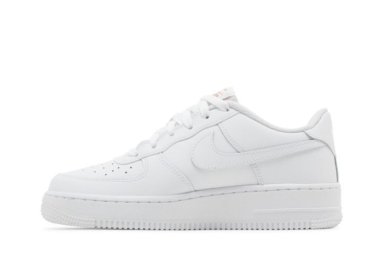 Nike Air Force 1 Low White Rainbow Lace Swoosh (GS)