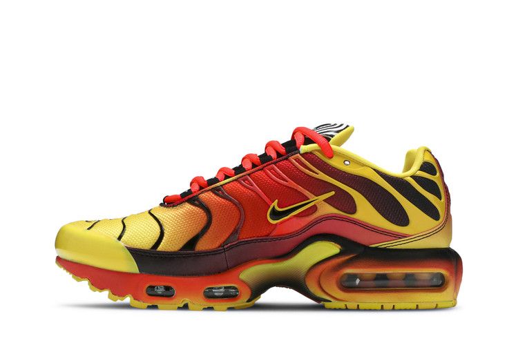 Nike Air Max Plus Fade Chrome Yellow Bright Crimson (GS)