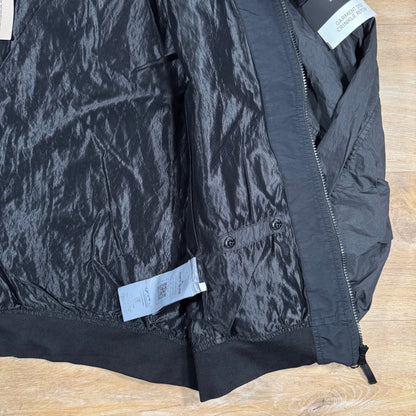 Stone Island Crinkle Reps R-NY Bomber Jacket in Black