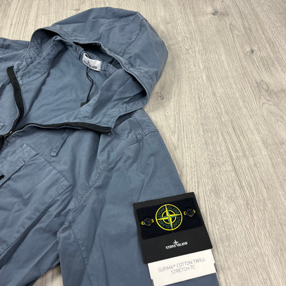 Stone Island Supima Jacket - Avio Blue