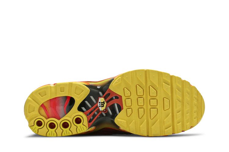 Nike Air Max Plus Fade Chrome Yellow Bright Crimson (GS)