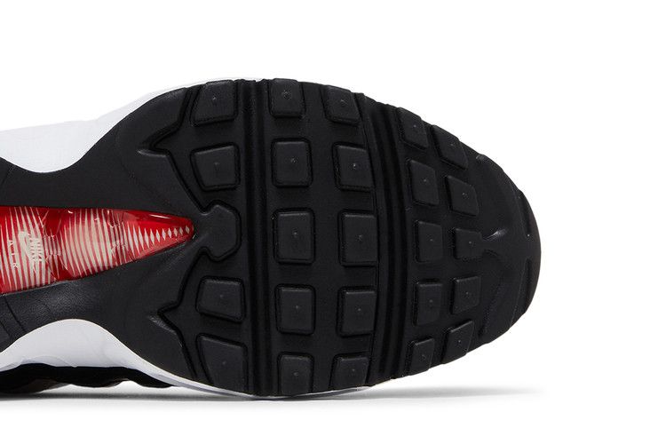 Nike Air Max 95 White Light Iron Ore Black Patent (Women's)