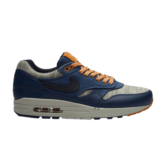Nike Air Max 1 Twill Midnight Navy Grey