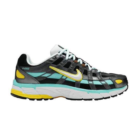 Nike P-6000 Black Teal Yellow (Women's)
