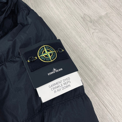 Stone Island Crinkle Reps Down Jacket - Black