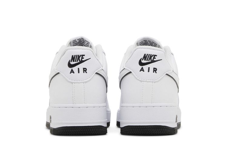 Nike Air Force 1 '07 Low White Black Outline Swoosh