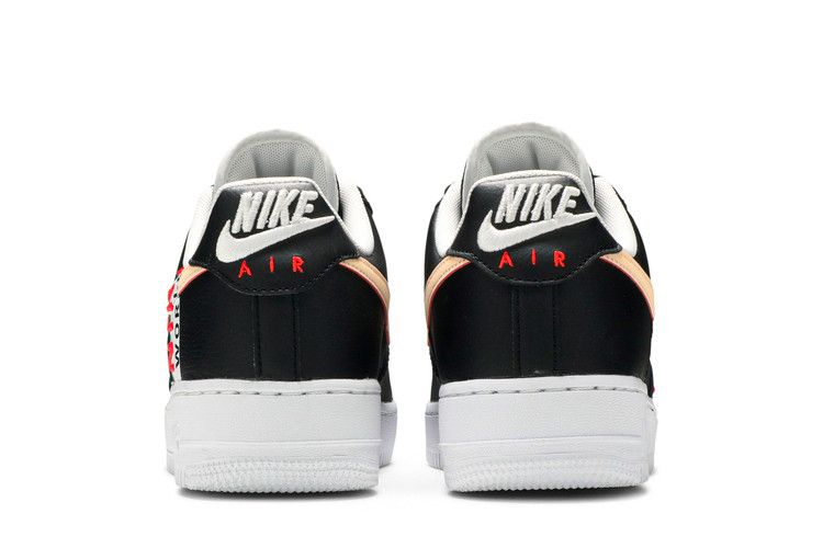 Nike Air Force 1 Low '07 LV8 Worldwide Pack Black Flash Crimson