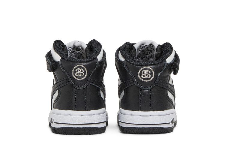 Nike Air Force 1 Mid Stussy Light Bone Black (TD)