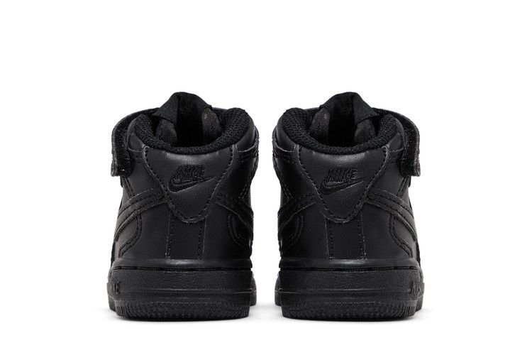 Nike Air Force 1 Mid Black Black  (TD)