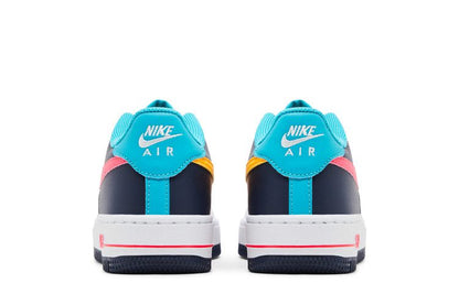 Nike Air Force 1 Low White Thunder Blue Dusty Cactus Racer Pink (GS)