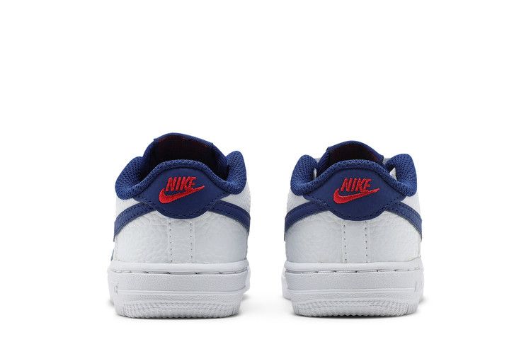 Nike Air Force 1 Low White Deep Royal Blue University Red (TD)
