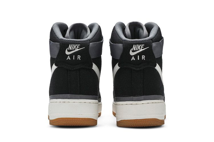 Nike Air Force 1 High '07 LV8 Black Sail Team Orange