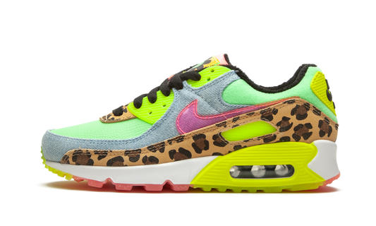 W Air Max 90 LX "Denim Leopard Print"