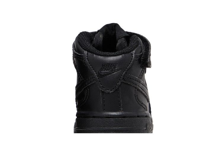 Nike Air Force 1 Mid Black Black  (TD)