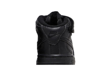 Nike Air Force 1 Mid Black Black  (TD)