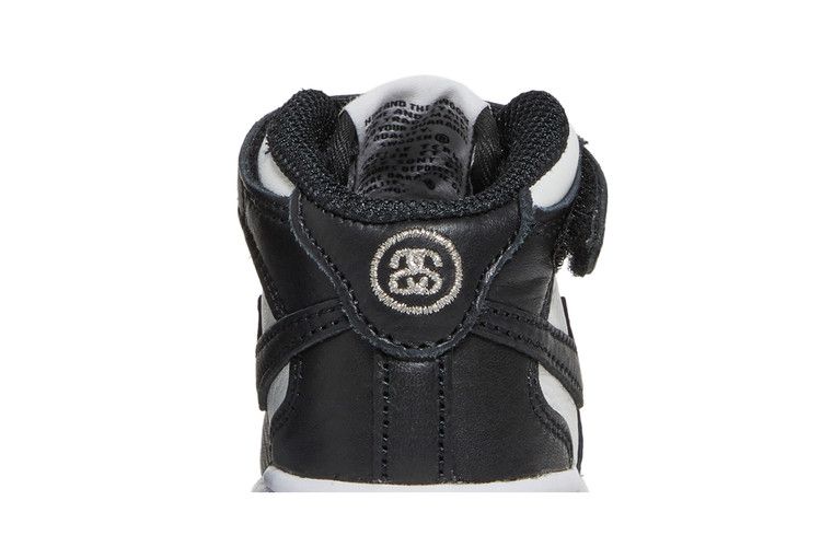 Nike Air Force 1 Mid Stussy Light Bone Black (TD)