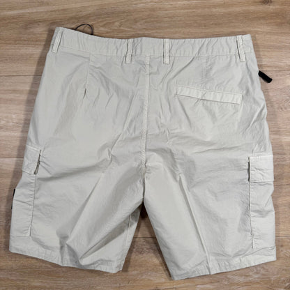 Stone Island Stretch Tela Cargo Bermuda Shorts in Sand