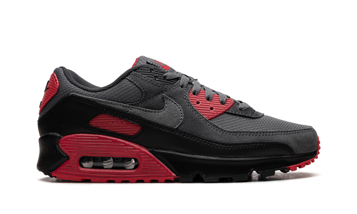 Air Max 90 "Smoke Grey Fire Red"