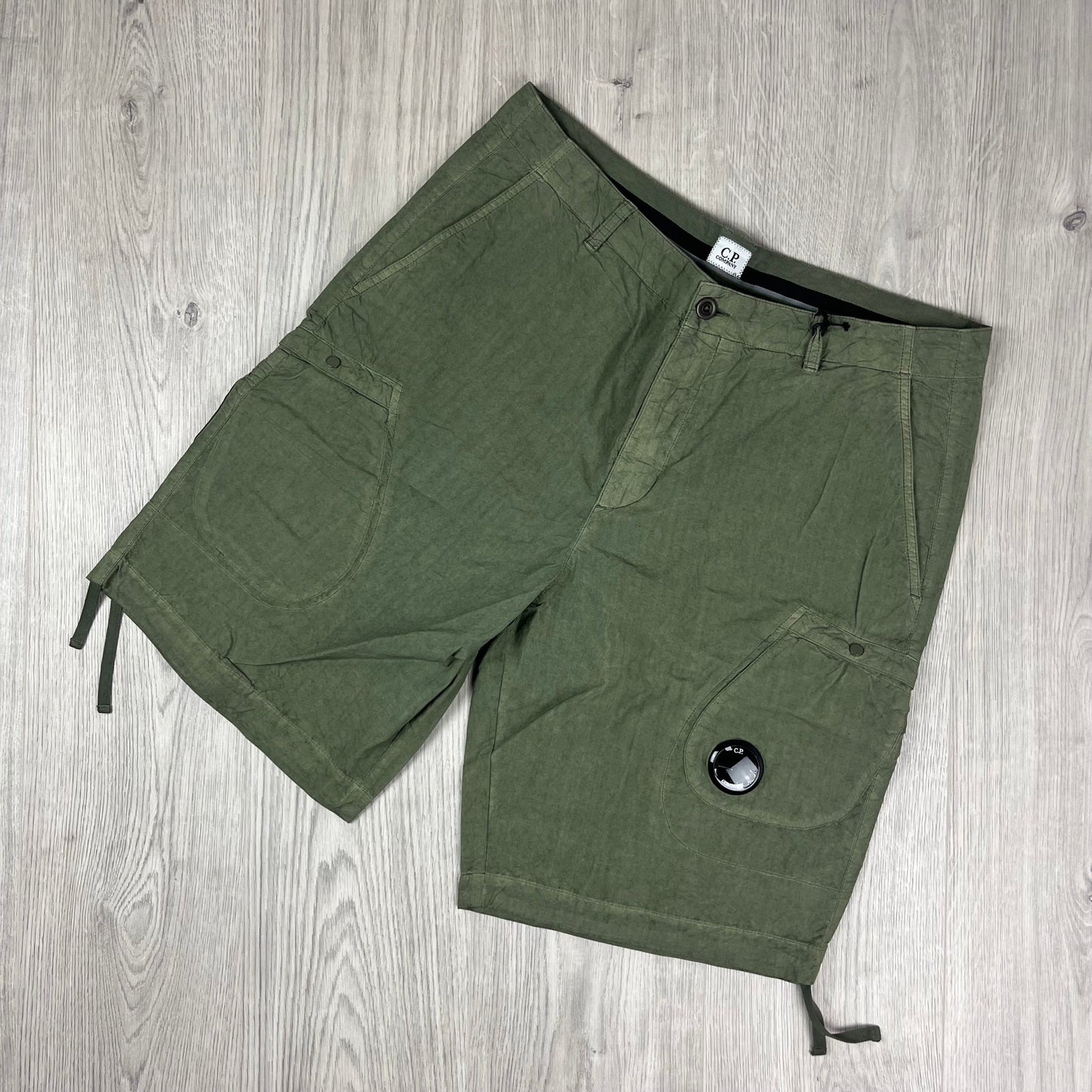 CP Company Cargo Shorts - Bronze Green