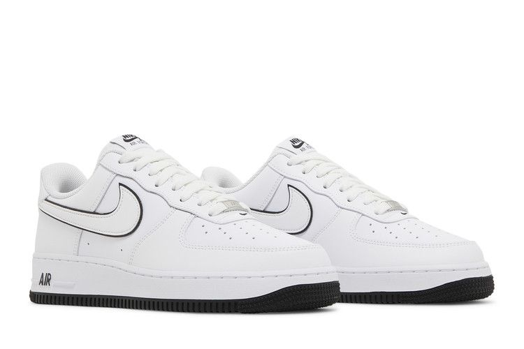Nike Air Force 1 '07 Low White Black Outline Swoosh